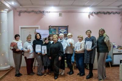 Учасники навчання по проєкту "Бібліотеки - хаби цифрової освіти"