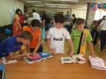 <p>
	Presentation of the first tactile books</p>